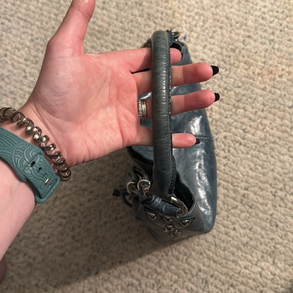 Cynthia Rowley Studded Leather Hobo - Picture 5 of 12